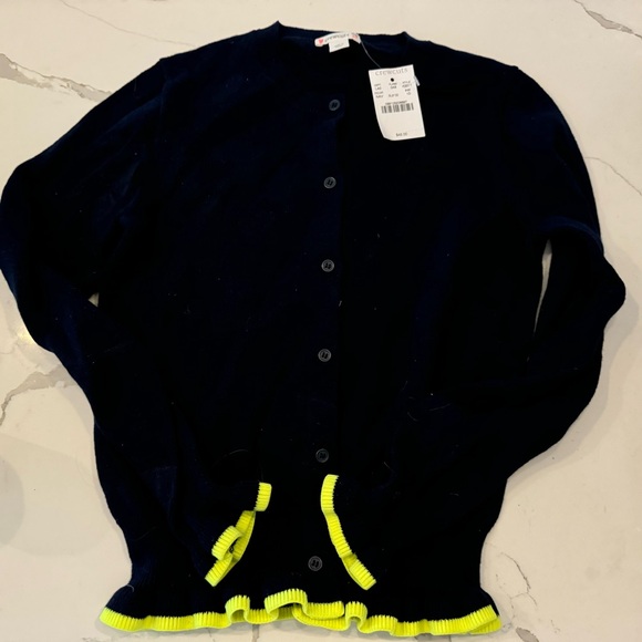 Crewcuts Navy Cardigan NWT - Picture 1 of 2